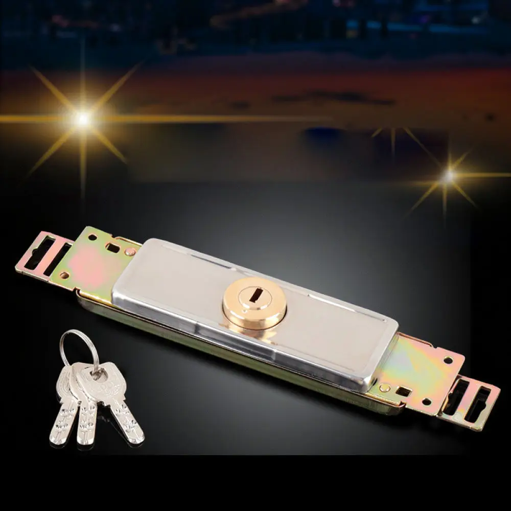 Security Focused Rolling Gate Lock Copper Cylinder Central Open Design For Garage Shop Warehouse Entrance Hardware Tool