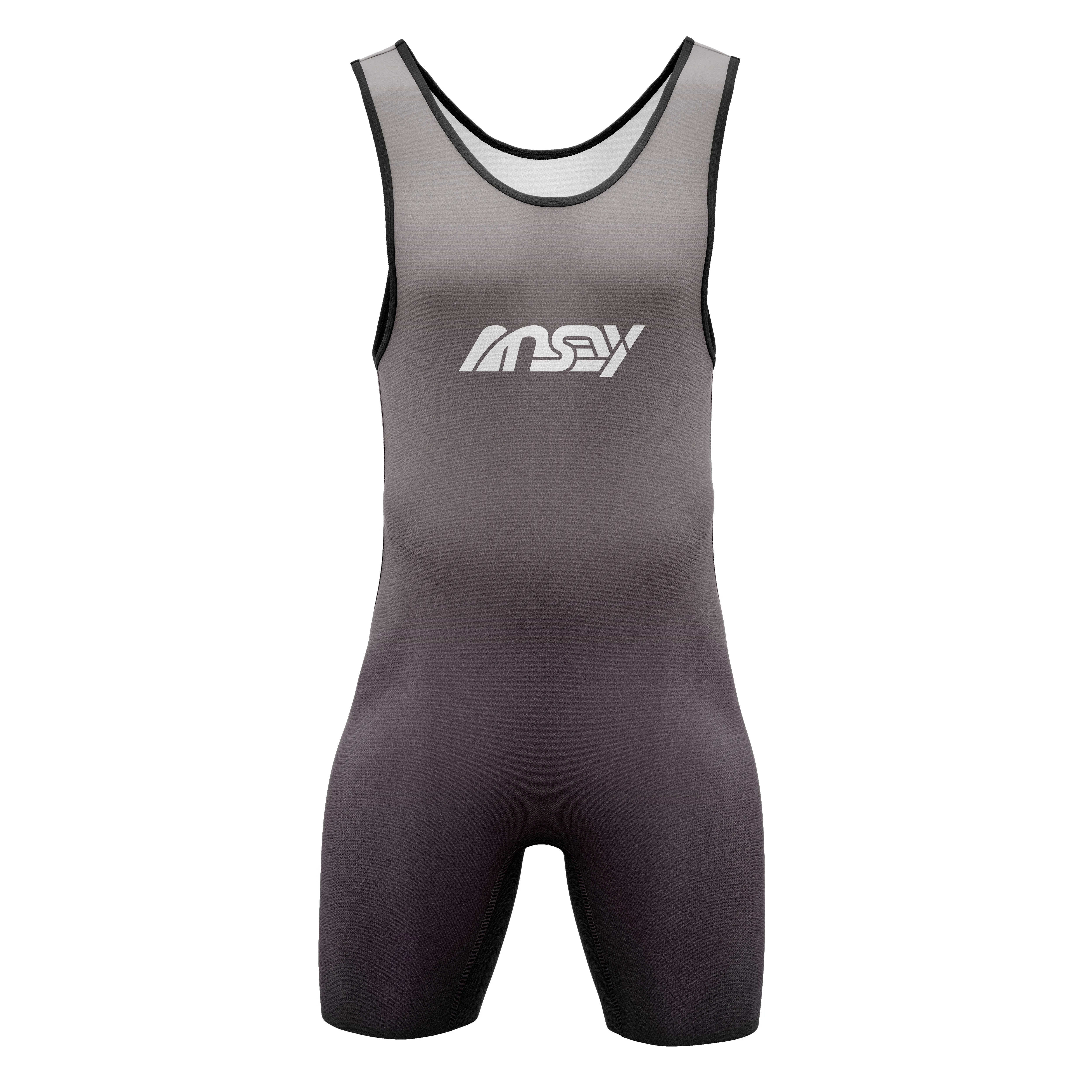 Men's Performance Wrestling Singlet Sleeveless Boxing Triathlon Bodysuit Gym Sportswear Fitness Skinsuit Running Wear