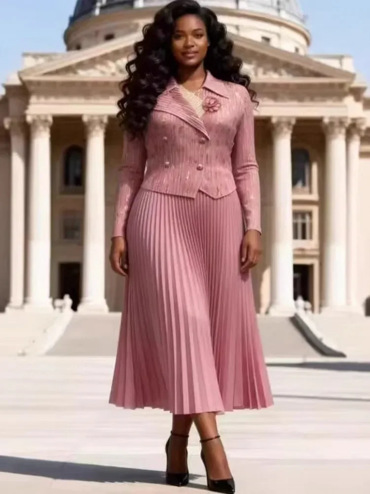 African Dresses For Women Elegant Wedding Muslim Fashion Abayas Dashiki Robe Kaftan Pleated Maxi Dress Turkish Africa 2026 New