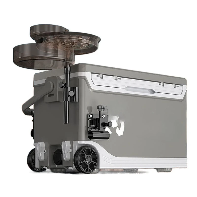 

A full set of fishing boxes, ultra-light and multi-functional, sitting fishing table fishing with wheels,