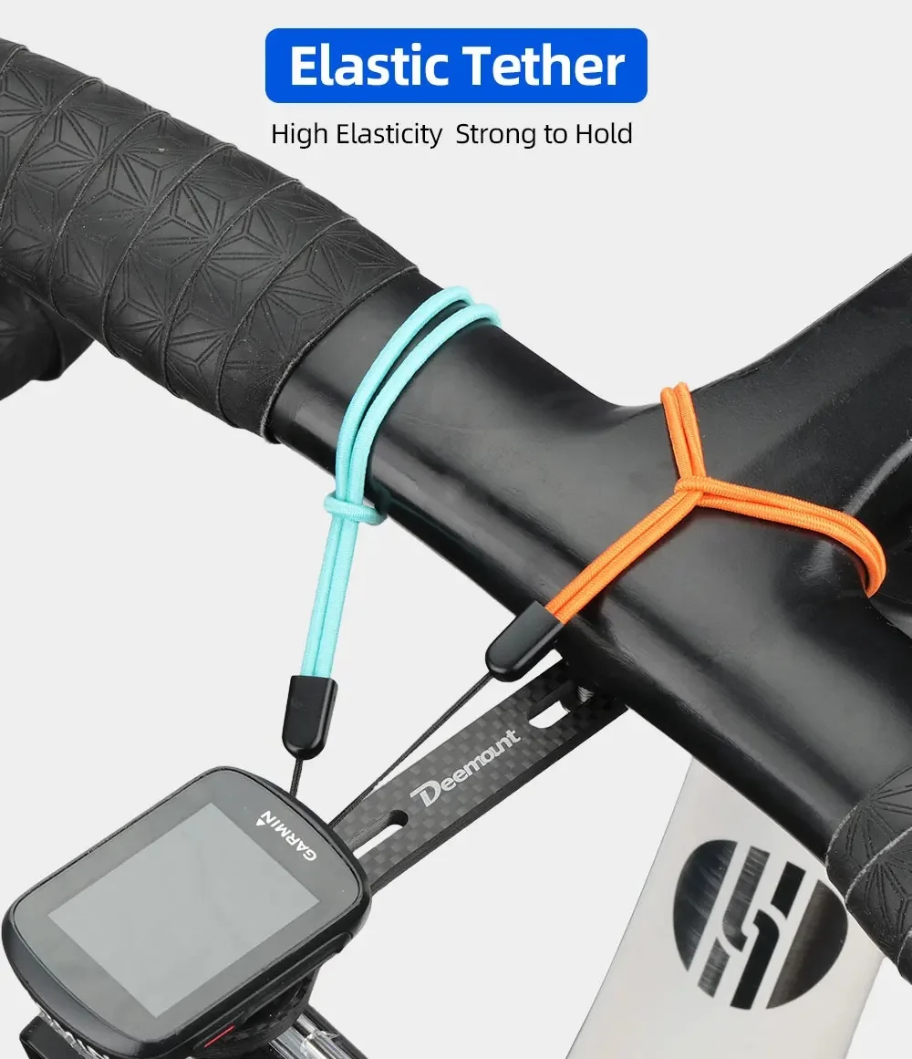 Deemount Hochelastisches Fahrrad-Computer-Schutzseil, universelles Handgelenkband für Computer und Mobiltelefone – Detail 1