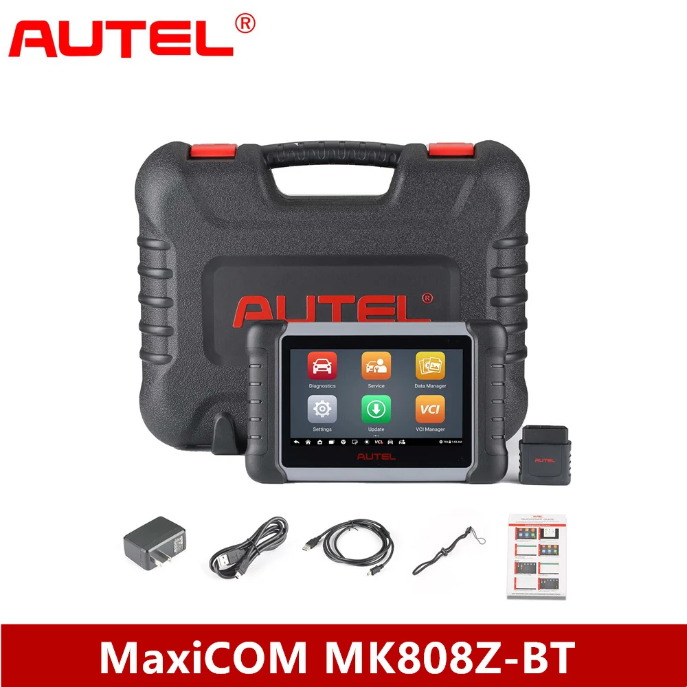 Autel MaxiCOM MK808BT MK808Z-BT Full System Diagnostic Tool Newly Adds Active Test and Battery Testing