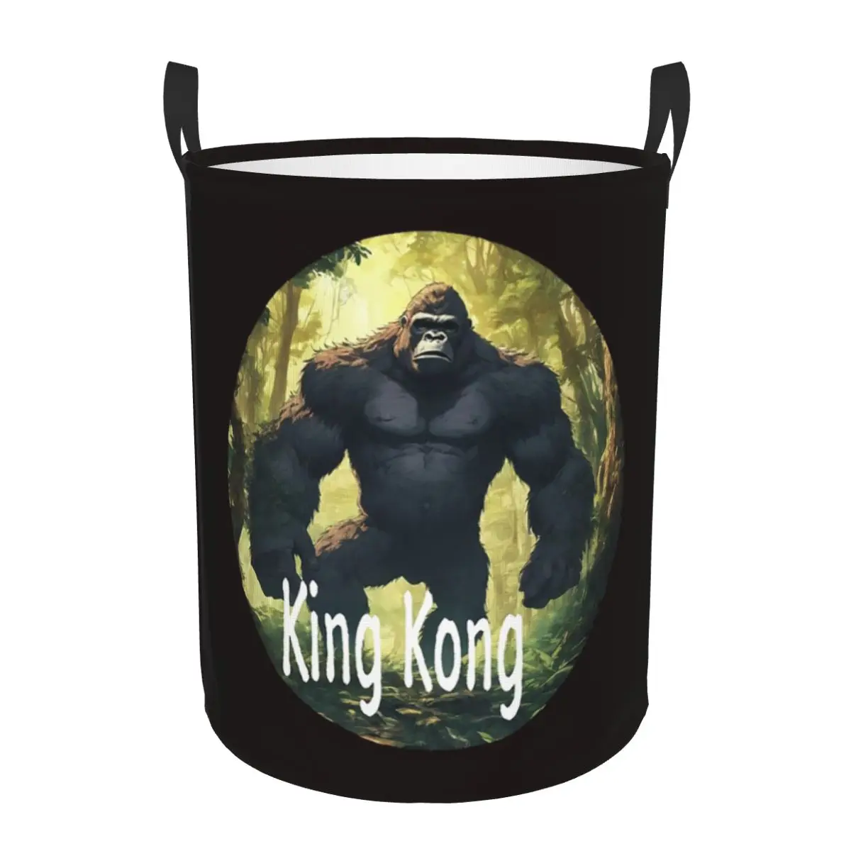 

King Kong King Kong Movies Dirty Laundry Baskets Foldable Large Waterproof Clothes Sundries Basket For Home Kids