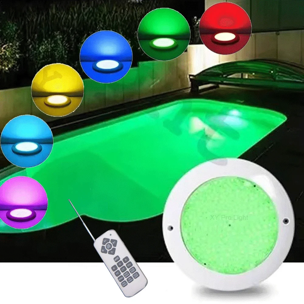 

35 Вт RGB светодиодный светильник для бассейна 12 Вт 18 Вт 25 Вт AC/DC 12 В IP68 наружный/внутренний подводный светильник фонтан пейзажная лампа Piscina Luz прожектор