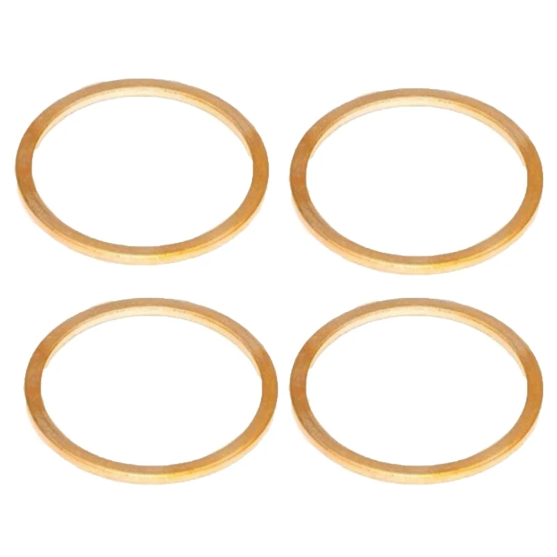 42*36*2MM Motor Copper Plated Exhaust Pipe Gasket For Kawasaki KLZ1000 12-13 15-23 ZX10R2004-2007 ZR1000 2010-2016 ZXR750 91-92