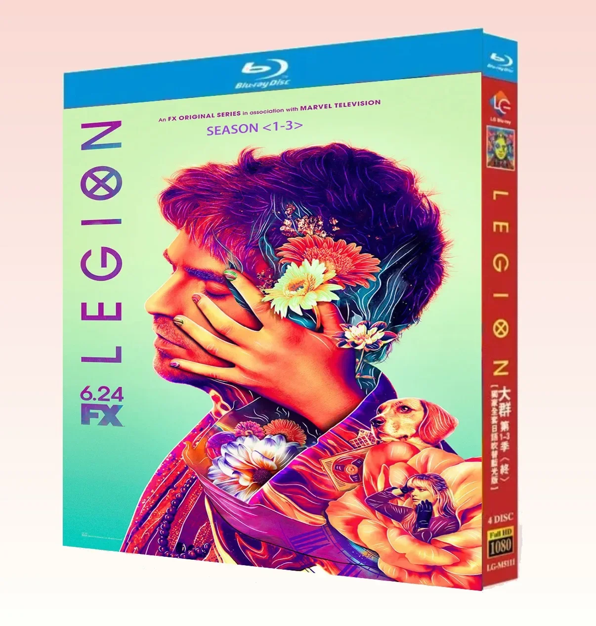 Legion Season 1-3 4Disc Blu-ray High Definition BD YIHUI