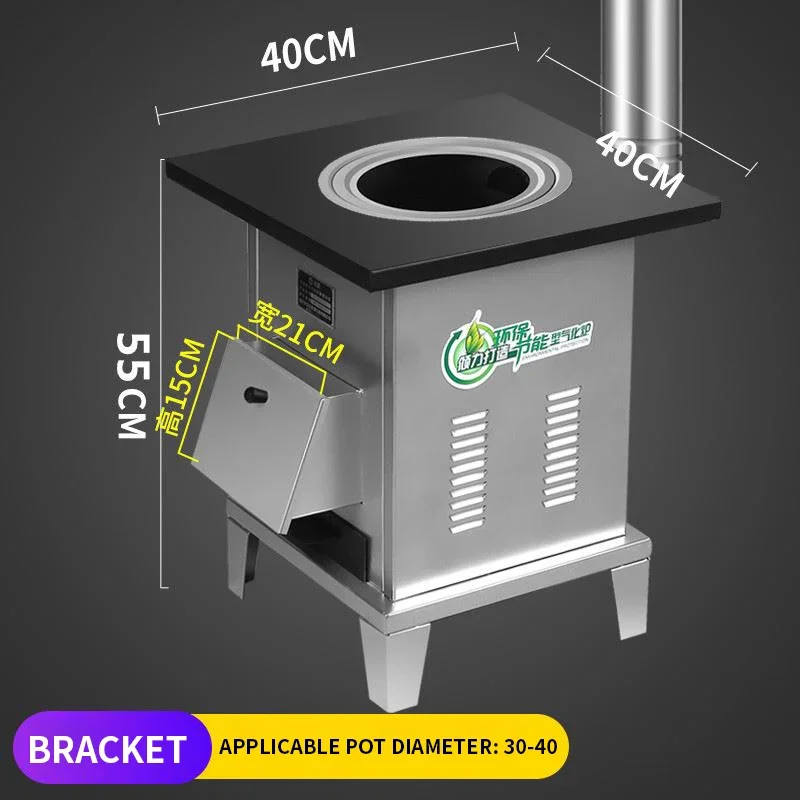 Household Firewood Stove Burning Firewood Energy-saving Smokeless Large Pot Table Soil Stove Outdoor Mobile Indoor