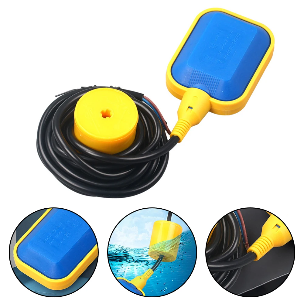 1PC Controller Tethered Float Switch For Sump Pumps Cable Float Water Pump Tethered Float Switch For Household Water Tanks