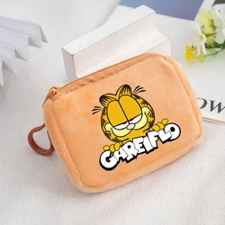 Garfield peluche portamonete Anime Cartoon Cat stampato portafoglio ragazzi ragazze portatile Kawaii Storage Bag Cute Cosmetic Bags regali nuovo