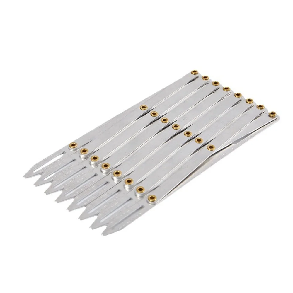 Creative Aluminum Expanding Sewing Gauge Household Expanding Crafting Guide Sewing Tool Equidistant Measuring Marking Tool