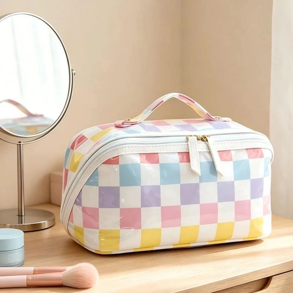 bolsa-de-maquiagem-impermeavel-em-pvc-com-ziper-duplo-estampa-xadrez-e-listrada-bolsa-de-armazenamento-de-cosmeticos-de-grande-capacidade-para-viagem-necessaire-de-viagem