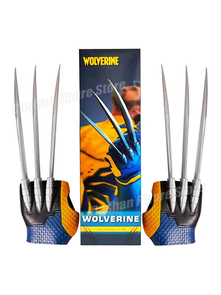 1:1 pazur Wolverine rekwizyty do Cosplay X-men wilcze pazury rękawiczki poręczny rekwizyt Deadpool 3 figurka Anime zabawki modele kolekcja pcv — 2