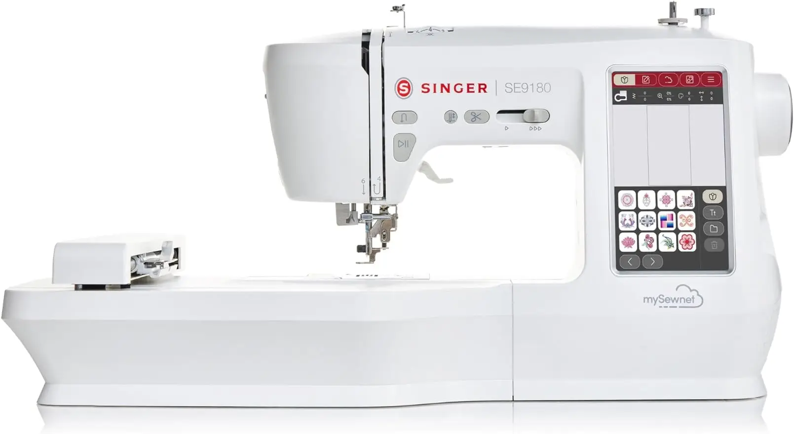 SINGER SE9180 Embroidery Machine, White