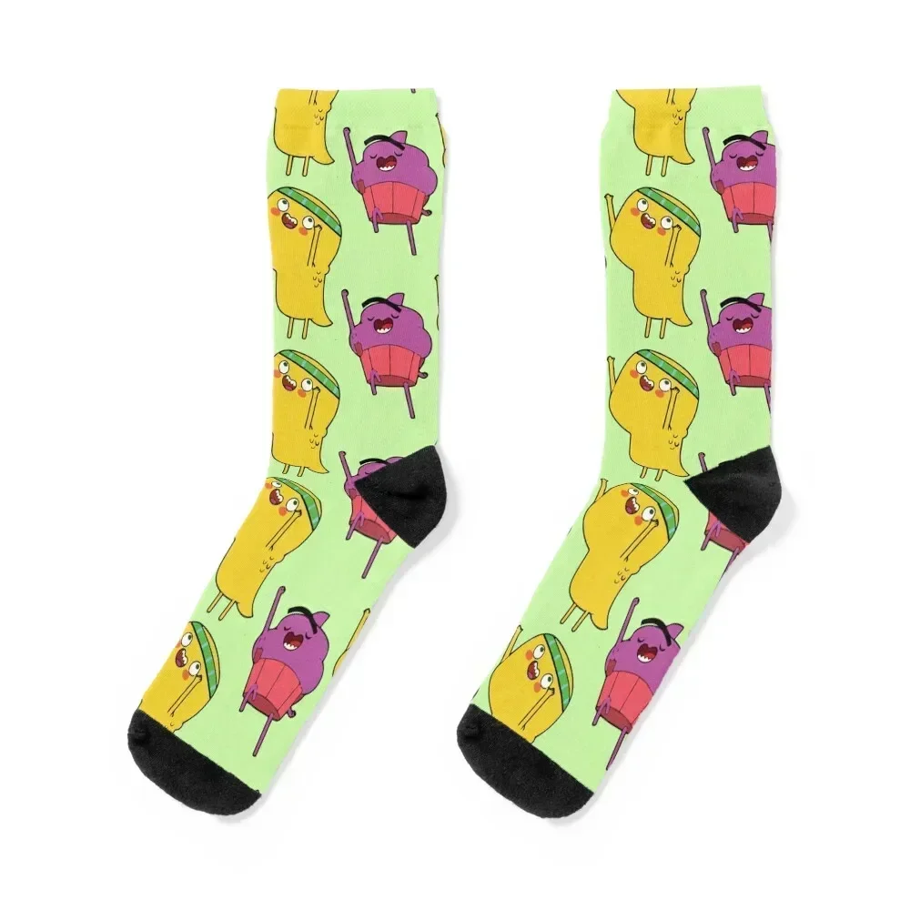 Cupcake And Dino - General Services Socks kids moving stockings Sports Toe sports Boy Child Socks Women's