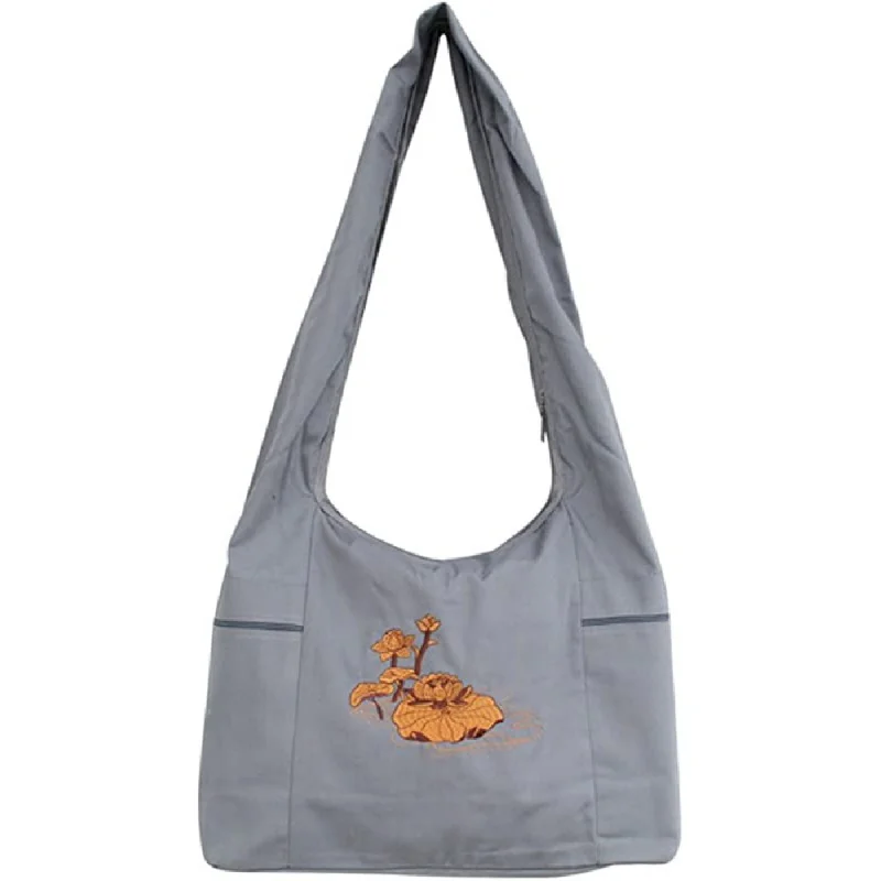 LATERONON Unisex One Shoulder Buddhist Bag - Tibetan Shaolin Temple Bag for Uniform Suit - Cotton and Canvas