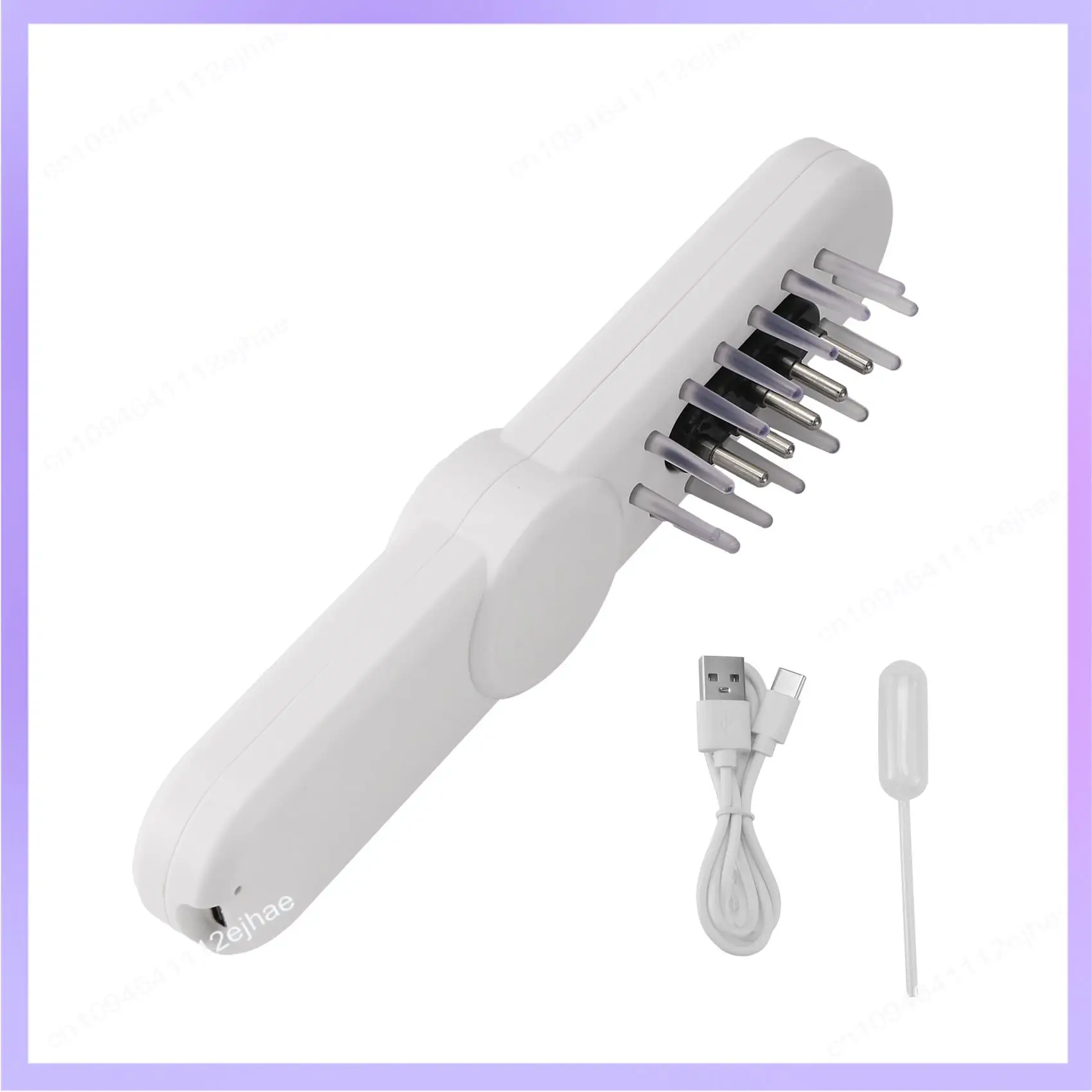 N83R Electric Hair Oil Applicator With Red Blue Light For Women Men Sturdy Multifunctional Handheld Heads Scratcher Massager