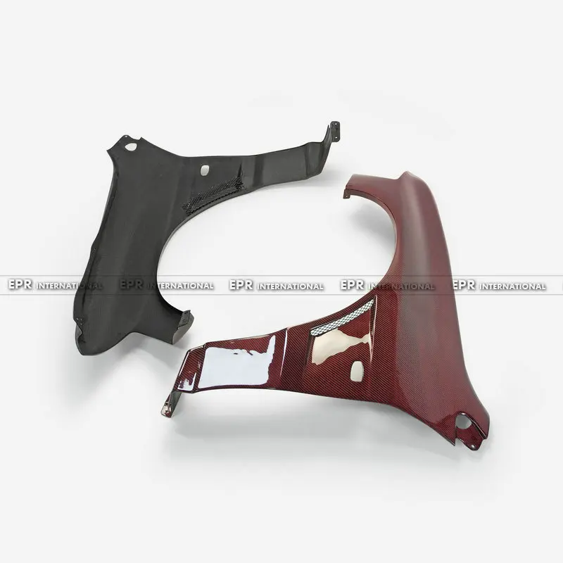 accesorios para autoFor Mitsubish EVO 8 9 VTX Cyber Evo  Front Fender  Red Carbon fiber (Track Version)