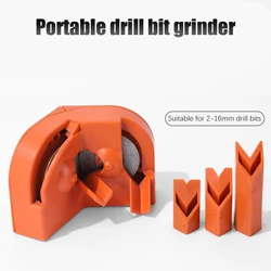 Electric Powered Portable Drill Bit Sharpener Angle Grinding Wheel Bit Power Tools Twist Drill Bit Sharpening Grinding Machine