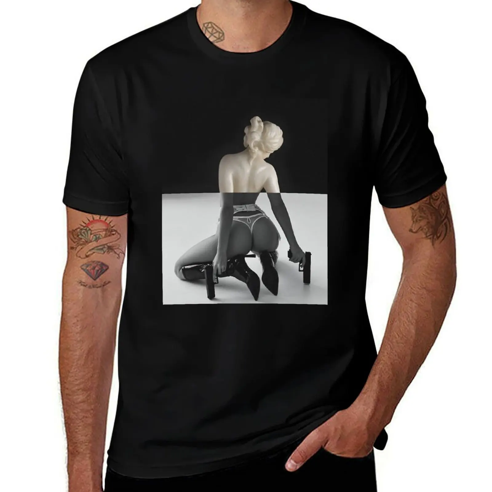 

GANGSTA GIRL T-Shirt t shirt custom print t shirts for man slim fit cotton t shirt pack T-shirt