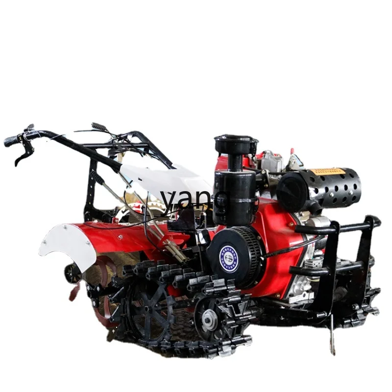 

L'm'm Small Four-Wheel Drive Agricultural Gasoline Diesel Plow Hard Soil Rotary Tiller