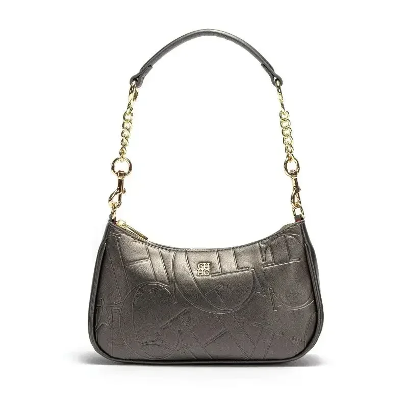 CH Shoulder Bag For Women Luxury Leather Handbag Fashion Embossed Underarm Bag Tote Bag For Daily Office Party Shopping Dating image 3