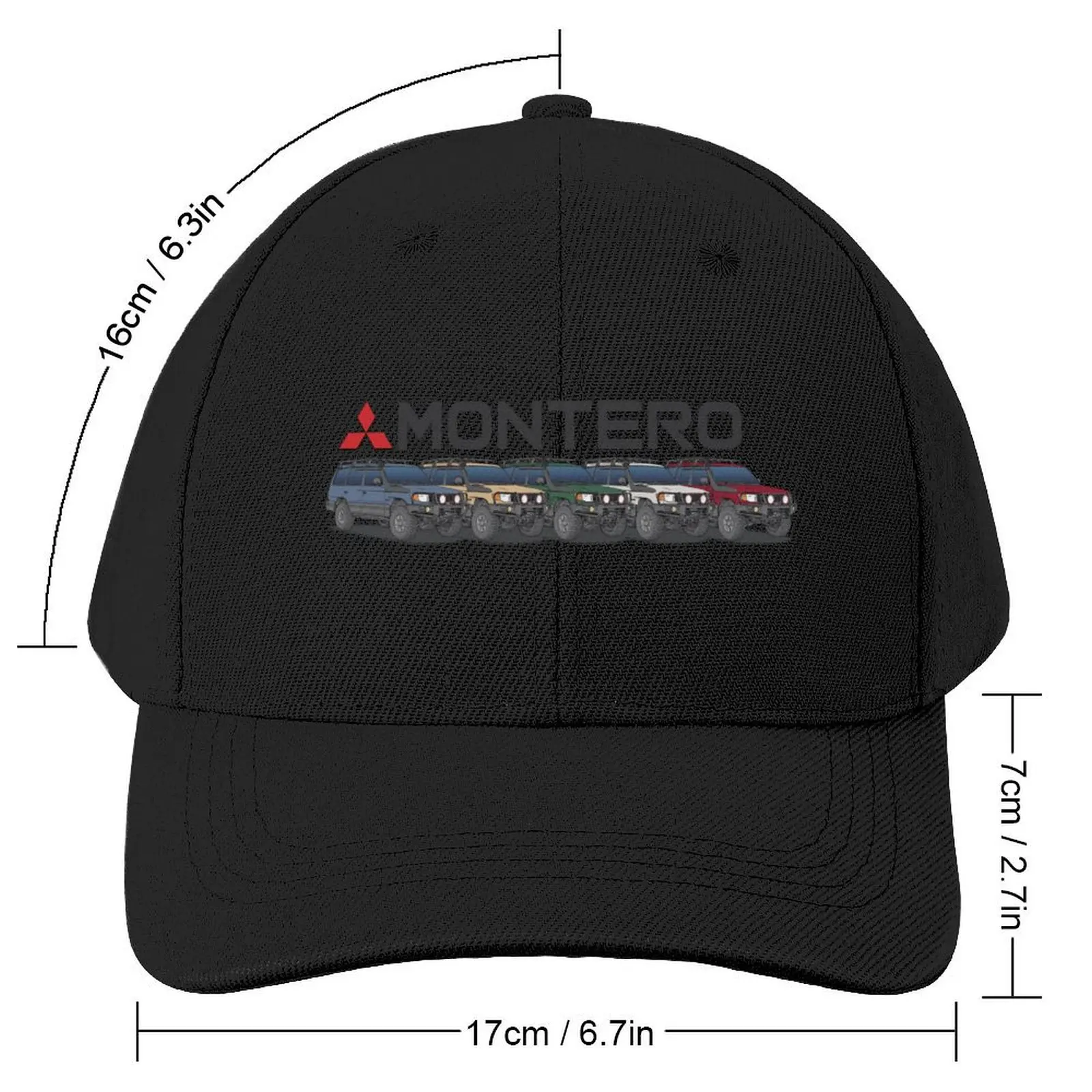 Mitsubishi Montero Gen 2.5 Blister Fenders Baseball Cap birthday Horse Hat Hat Beach Golf Hat Man For Women Men's