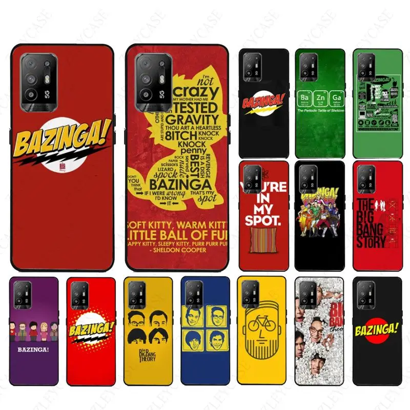 Bazinga The Big Bang Theory tv show Phone cover For OPPO A74 A94 A9 A5 A53 A73 2020 A57 A76 A96 4G A54 A78 A95 A98 A72 5G Cases