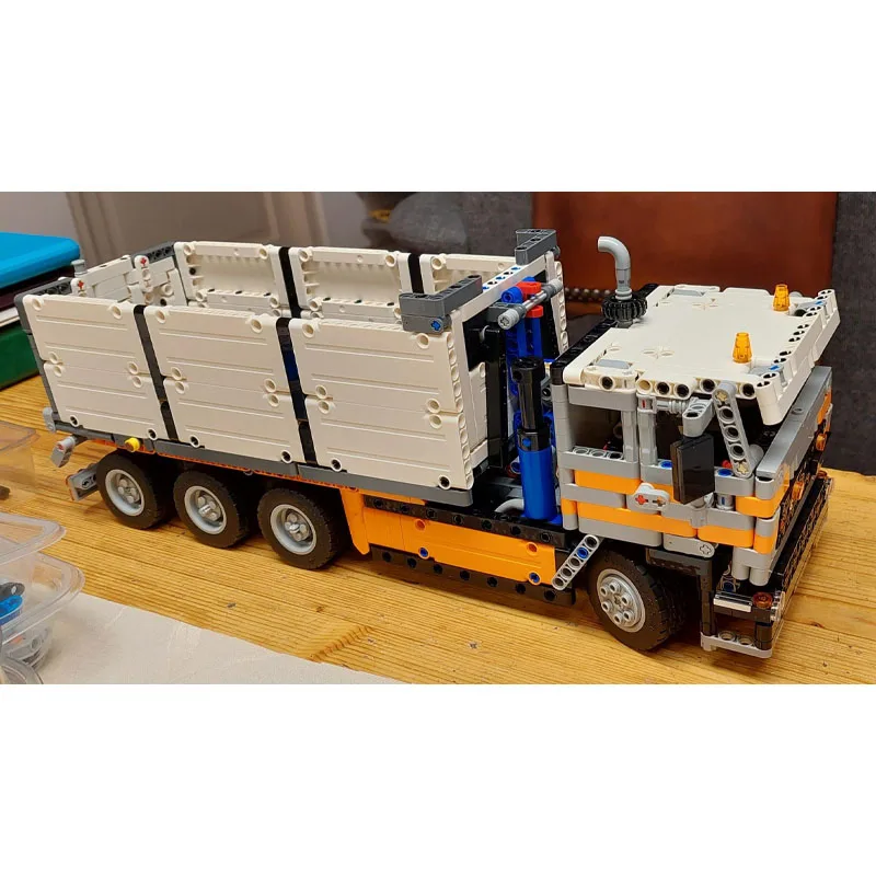 MOC-114100 Nuovo modello di blocco di gru da carico urbana con 1314 pezzi, regalo giocattolo per ragazzi e bambini per compleanno e Natale