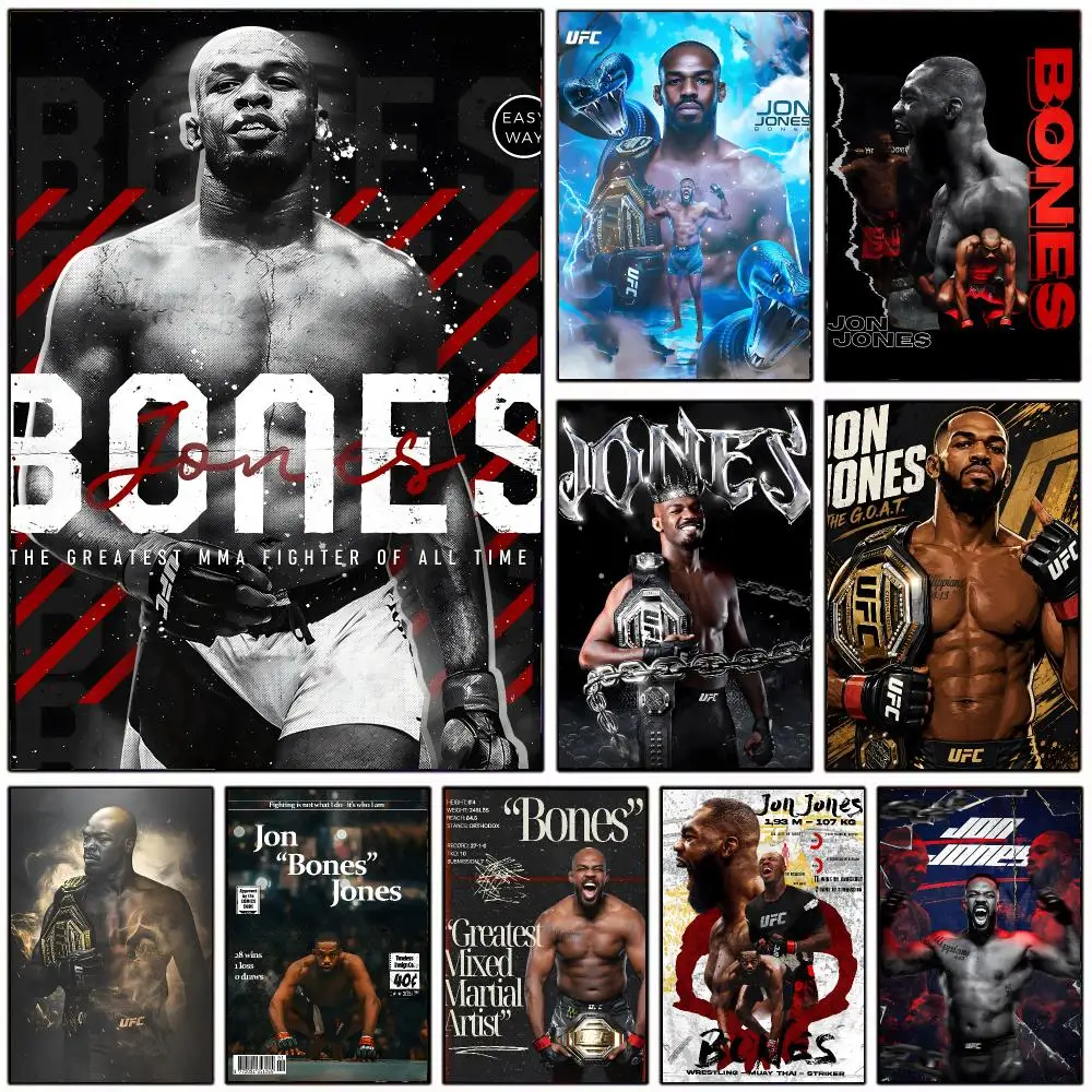 UFC Sport Combat Jon Jones Bones Poster Wall Art Print Decorative Mural Home Decor Gift Unframed