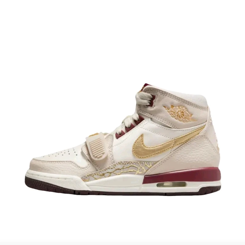 

Мужские кроссовки Jordan Legacy 312, легкие, прочные, высокие баскетбольные кроссовки, бежевые