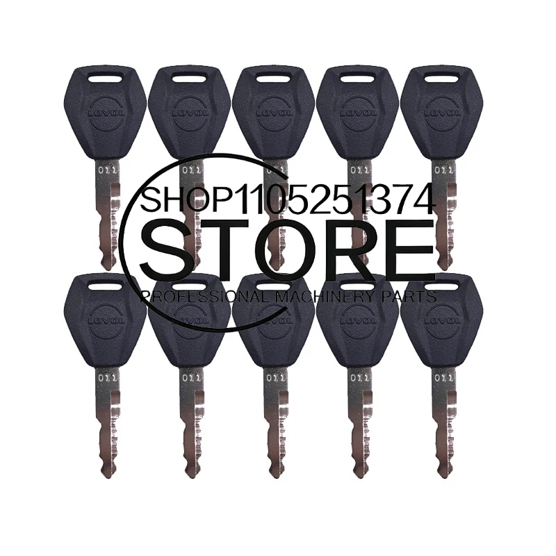 

20/10/5/1PCS New Serial Number 011 Keys Style for Excavator FR60 75 80 150 220 260 330 360 Ignition Switch Door Opening Key