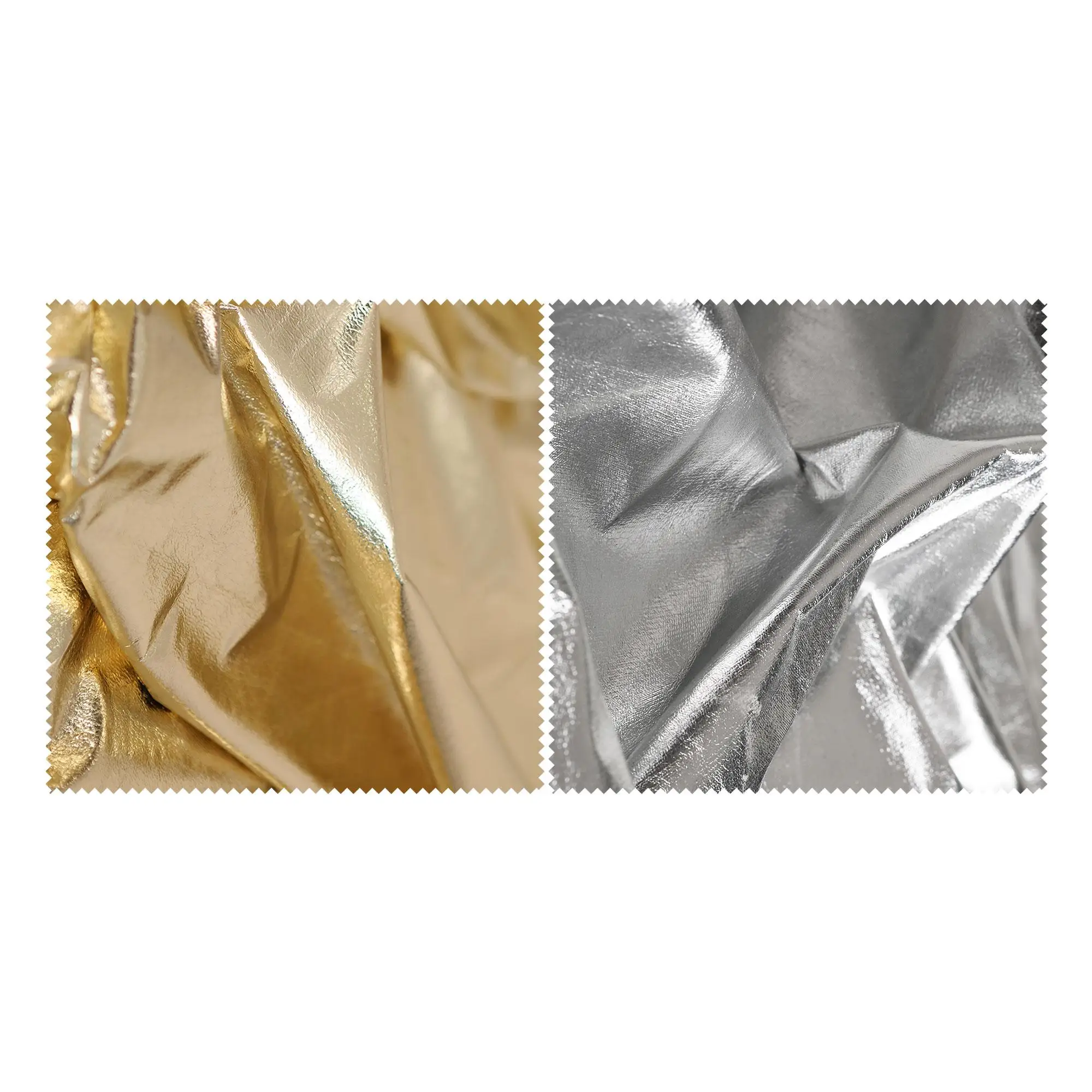 Spiegelbeschichtetes/Hellsilbernes Elastisches Hemd PU Künstliches Weiches Leder Lichtempfindlicher Dünner Grundierter Designerstoff – Detail 4