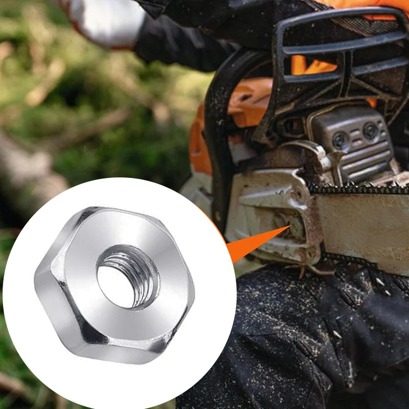 5Pack Guide Bar Nuts For Chainsaw MS170 MS180 MS210 - 19mm Hex Steel Replacement Parts Garden Tools Repair Accessories