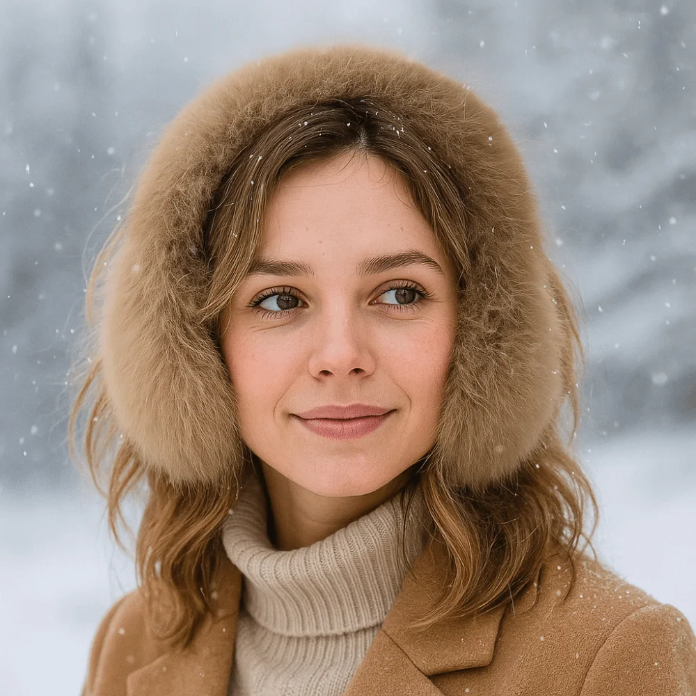 Cache-oreilles chauds et doux pour l'hiver, Protection contre le froid, cache-oreilles pliables en fausse fourrure, pour femmes et hommes en plein air