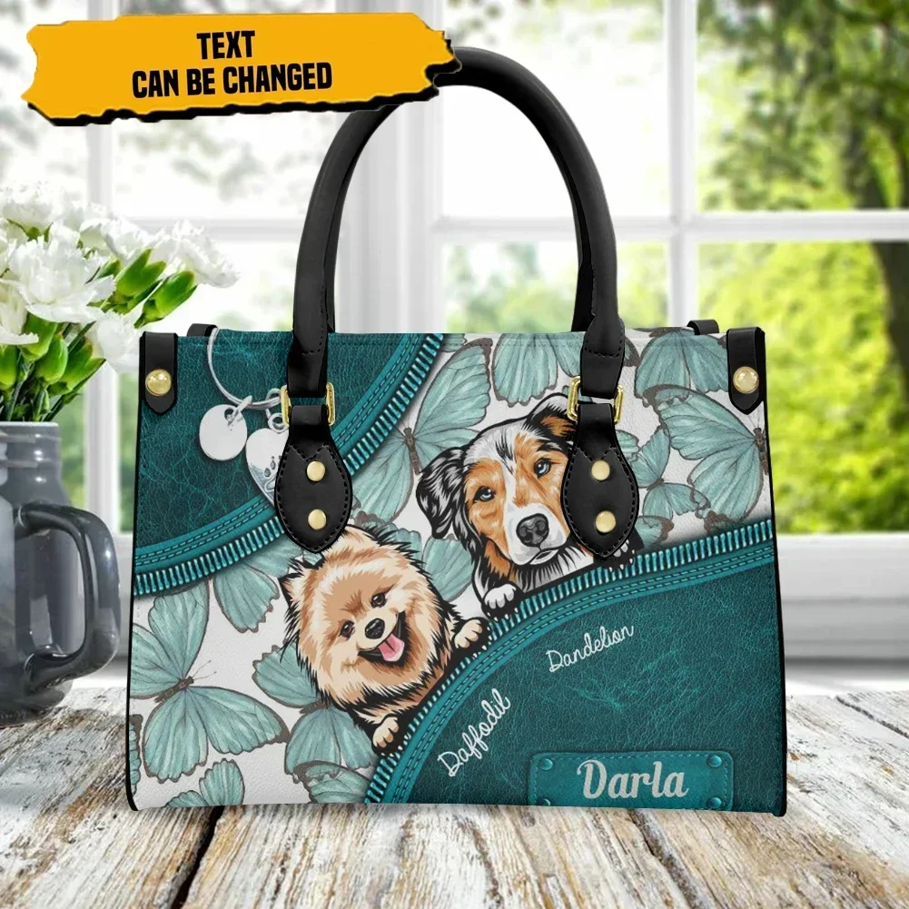 

Australian Shepherd Printed Luxury Leather Bag for Womens Designer Fashion Ladies Handbag Women's Shoulder Strap Small Handbag