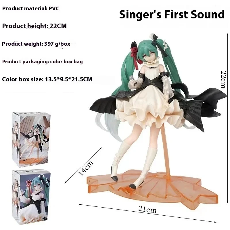 Hatsune Miku Anime Figure Artist Masterpiece Singer Model Doll Collection Kawaii Room Decoration Trendy Toy Birthday Gifts