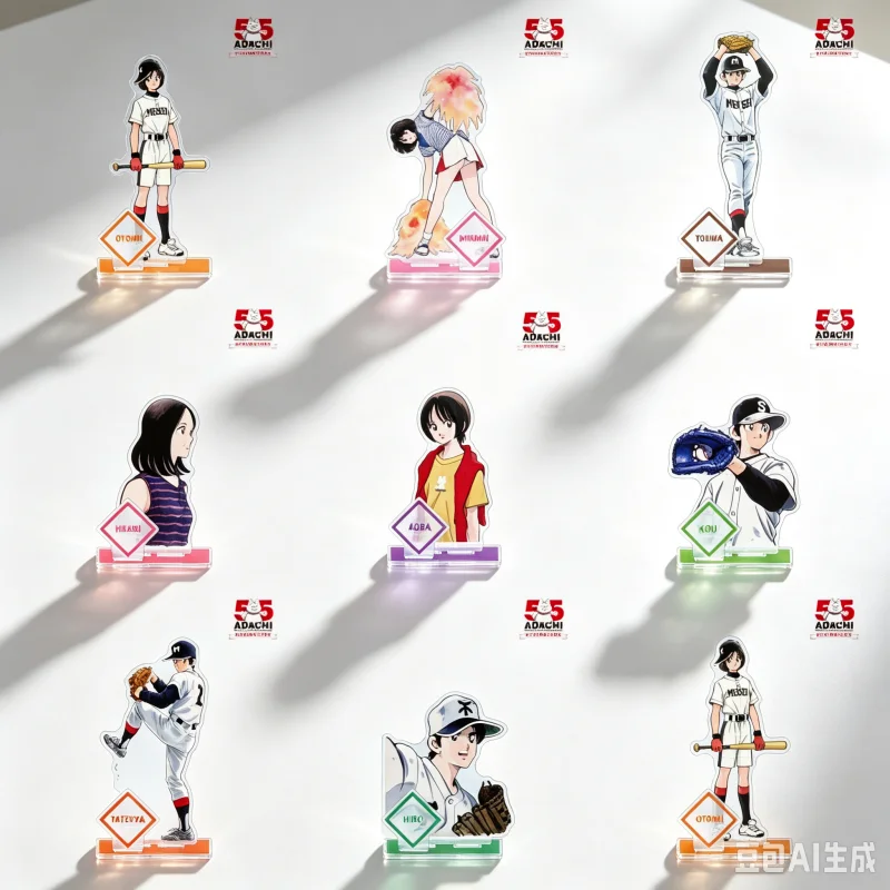 Anime MIX Touch Cross Game15cm KOU Minami Asakura OTOMI Acrylic Stand Figure Keychain Desktop Ornament