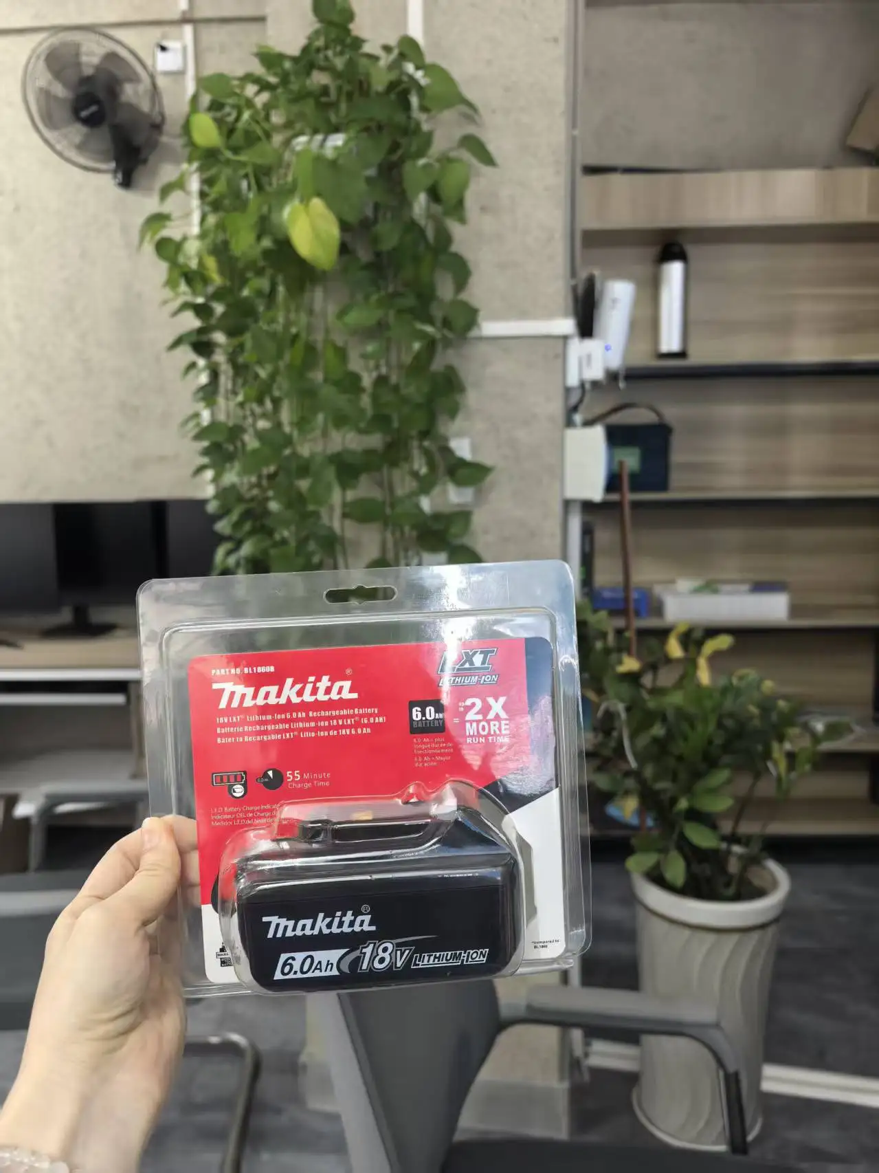 

Оригинальный литий-ионный аккумулятор Makita 18В 6.0Ач, сменный аккумулятор 18В 6000мАч, BL1860 BL1850 BL1860B