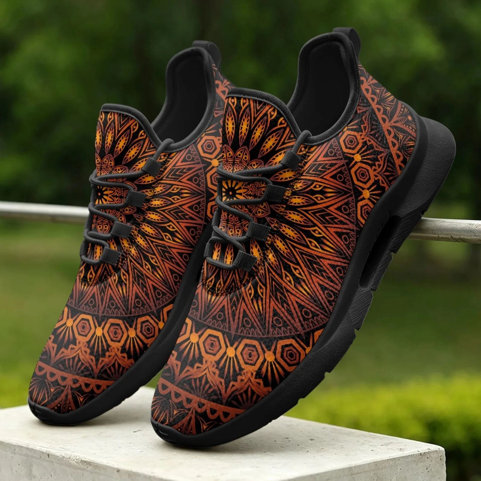 XIXIRIMIDO Lace-up Casual Shoe Nurse Shoes Women's Sandals Slipper Men's Sneakers and Casual Shoes Tenis Feminino Mandala