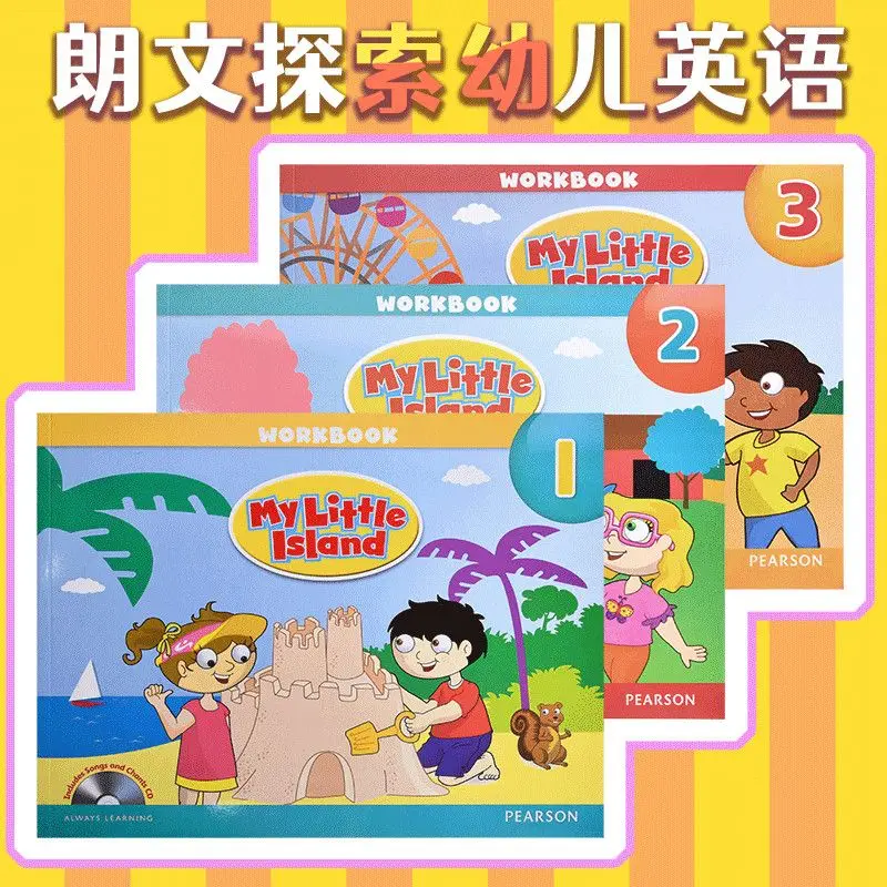 

My Little Island 1-2-3 Student Set Original Longman Pearson Preschool English