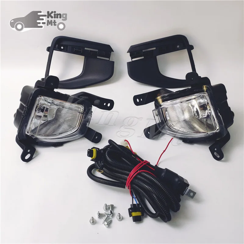 For Changan CS35 PLUS Foglight Fog Light Assembly Halogen Front Bumper Fog Lamp Kit Replacement with Waterproof Housing