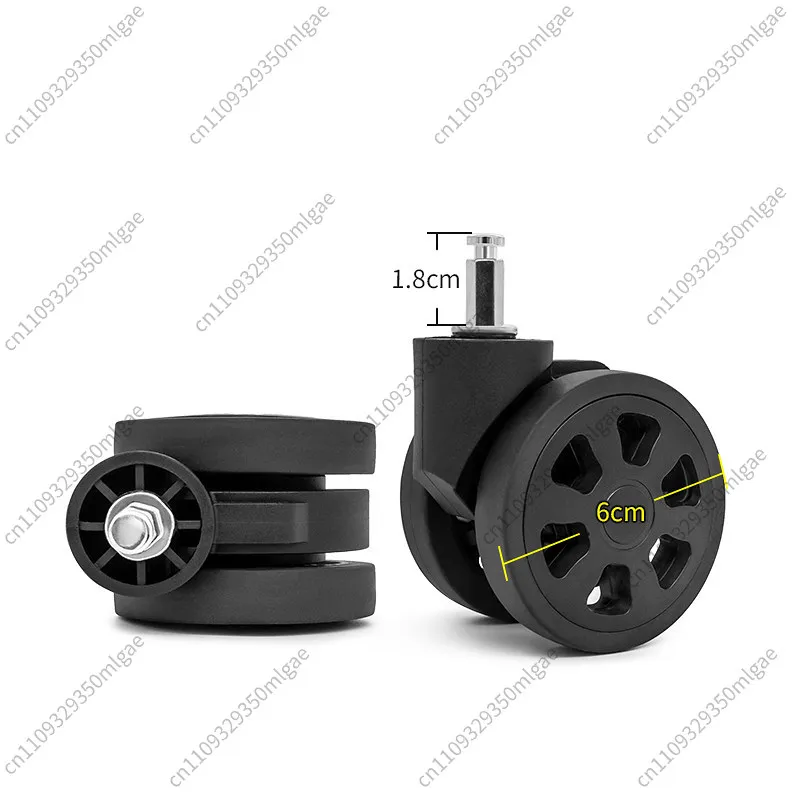 For W297# SGG Luggage Caster Wheel, Hexagon Quick Release Replacement Wheel for Travel Suitcase