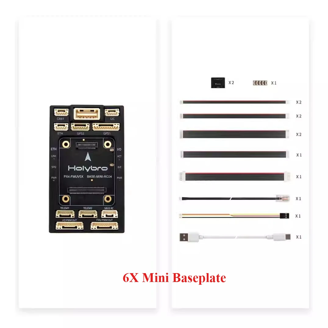 Newest Holybro Pixhawk 6X Flight Controller Standard / MINI Version Barometer / Gary 32 Bit Arm For Airplane Quadcopter