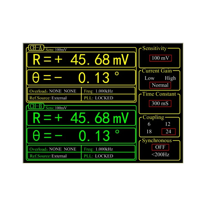 Fonte de alimentação do amplificador digital Lock-In DX-001C DSP