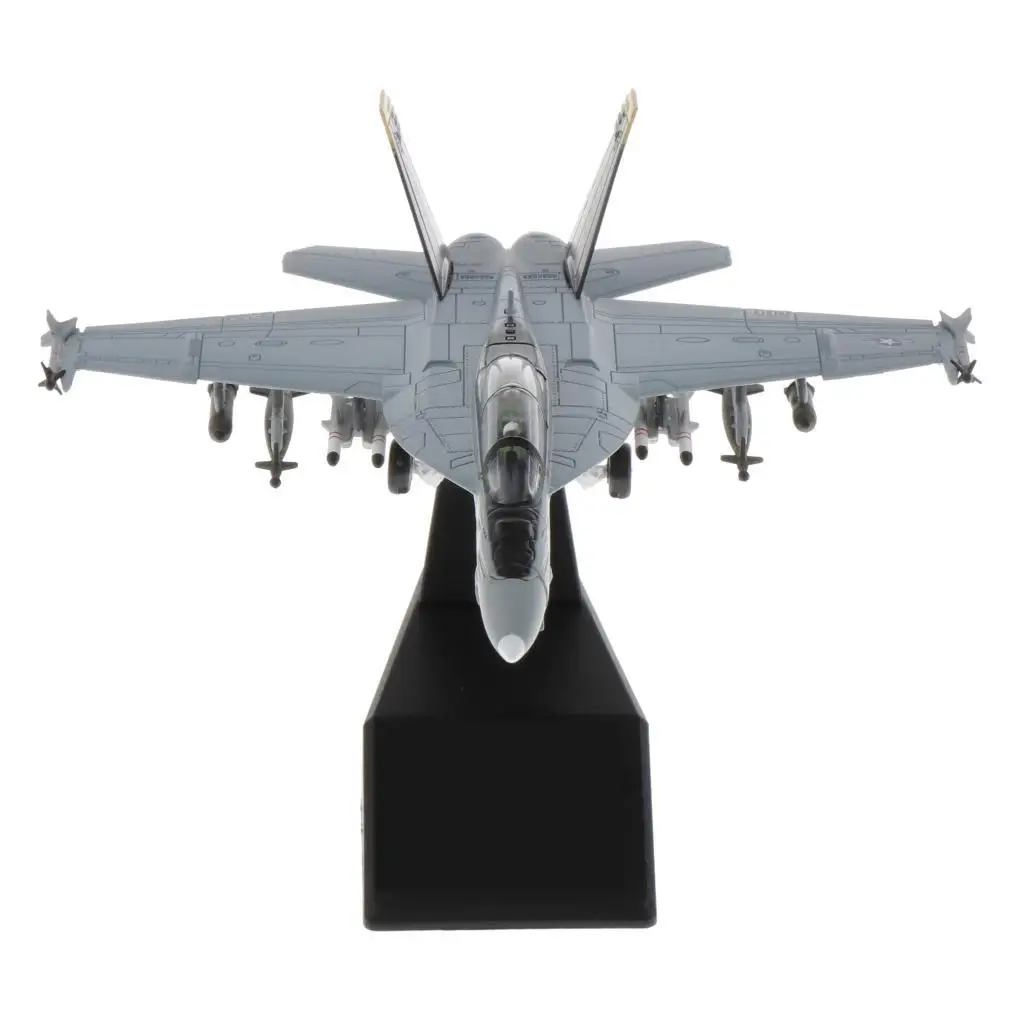 1/100 F/A-18 Strike Fighter Airplane Alloy Dispaly Stand Diecast Aircraft Model Commemorate Collection for Friends