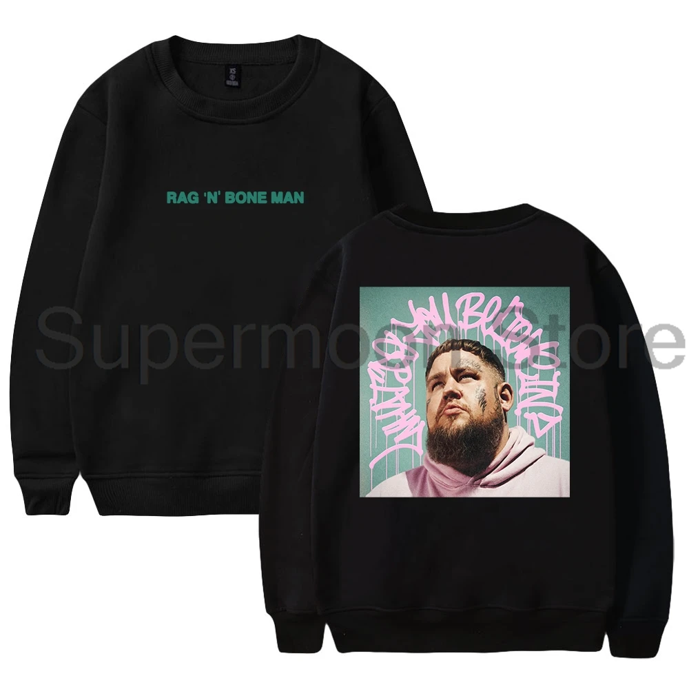 Rag'n'Bone Man What Do You Believe In Album 2024 Tour Crewneck Long Sleeve Streetwear Women Men Sweatshirts Hip Hop Clothes