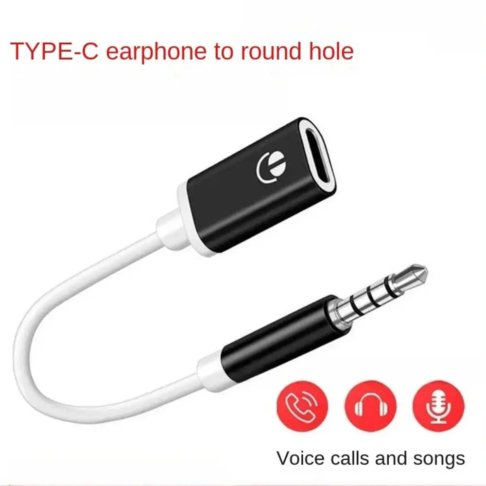 Type C Female 3.5mm Male Type-c Female Converter Headphone Converter Aux Cable 3 5mm To Type C Adapter 3.5mm Male Portable