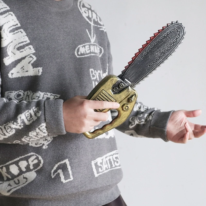 

Искусственная электрическая бензопила, реквизит, игрушка, костюм на Хэллоуин, аксессуары для вечеринок ужасов, косплей, событие, сценическое шоу, наряд A2UB