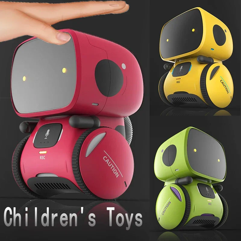 Intelligent Voice Interaction Remote Control Robots Pets Dancing Kids Electronic Toys for Boys Girl Children Touch Sensing Music