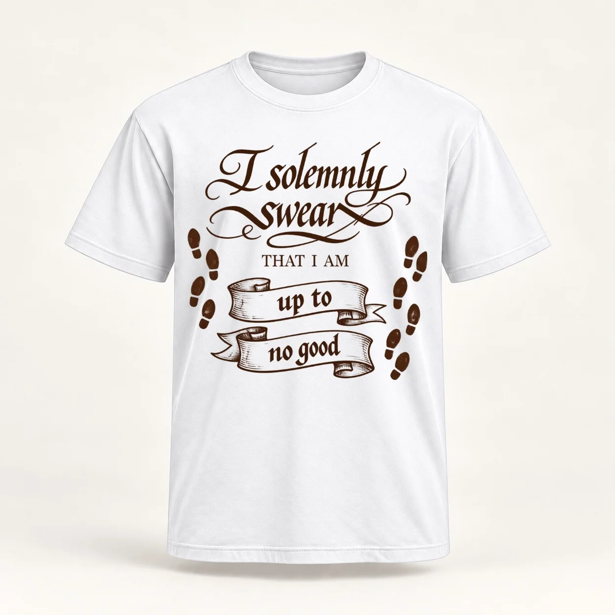 I Solemnly Swear – Mischief Oath Typography Classic T-Shirt graphic t shirts for man man t shirts graphic T-Shirt